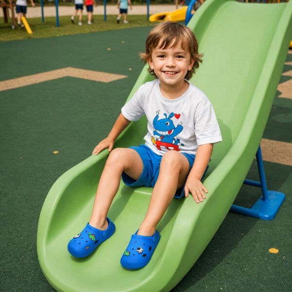 Kids Clogs Classic Toddler Garden Shoes Lightweight Non Slip Summer Slippers for Boys Girls - Image 6