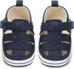 First Walking Shoes for Baby Boy Summer Fashion -Slip Prewalker Sandals Baby Crib Shoes Pierced Soft Baby Shoes Sandals Girls - Image 2