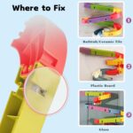 Bath Toys for 3 4 5 6 Year Old Boys Girls Duck Slide Bath Toy 34pcs Duck and Slide Bath Toy Wall Track Duck Bath Toy Slide Educational Sensory Bath Slide Toy with Watermill Sliding Interactive Toy… - Image 7