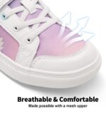 DREAM PAIRS Girls Fashion Trainers Slip-On (Little/Big Kids) - Lightweight Mesh Gym & School Shoes for Girls, Protective Toe - Image 2