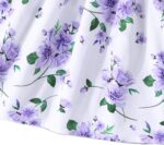 Girl Dress Toddler Long Sleeve Dresses A-line Floral Casual Party Dress with Cardigan Sets for Little Big Kids 4-13 Years - Image 6