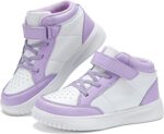 Kids Trainers Boys High Top School Tennis Sneakers for Girls Running Adjustable Strap Shoes - Image 4