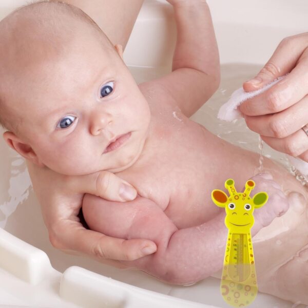 Ne-wborn Giraffe Baby Safe Floating Bath Thermometer - 1/2 Pieces Water Temperature Thermometer for Bathing - Image 6