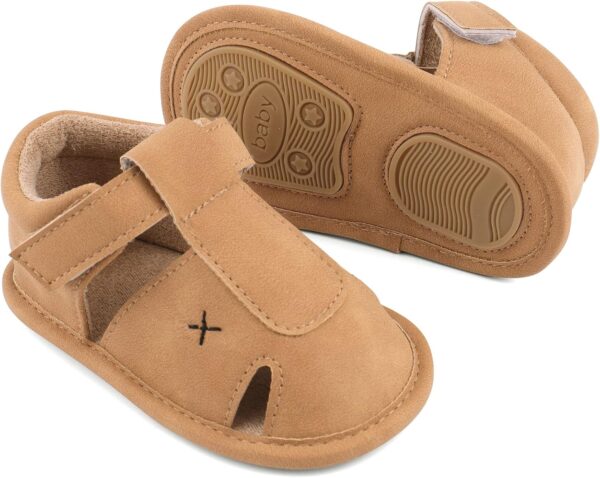 Baby Boys Soft Sole Sandals Toddler Anti-Slip Summer Crib First Walking Shoes - Image 3