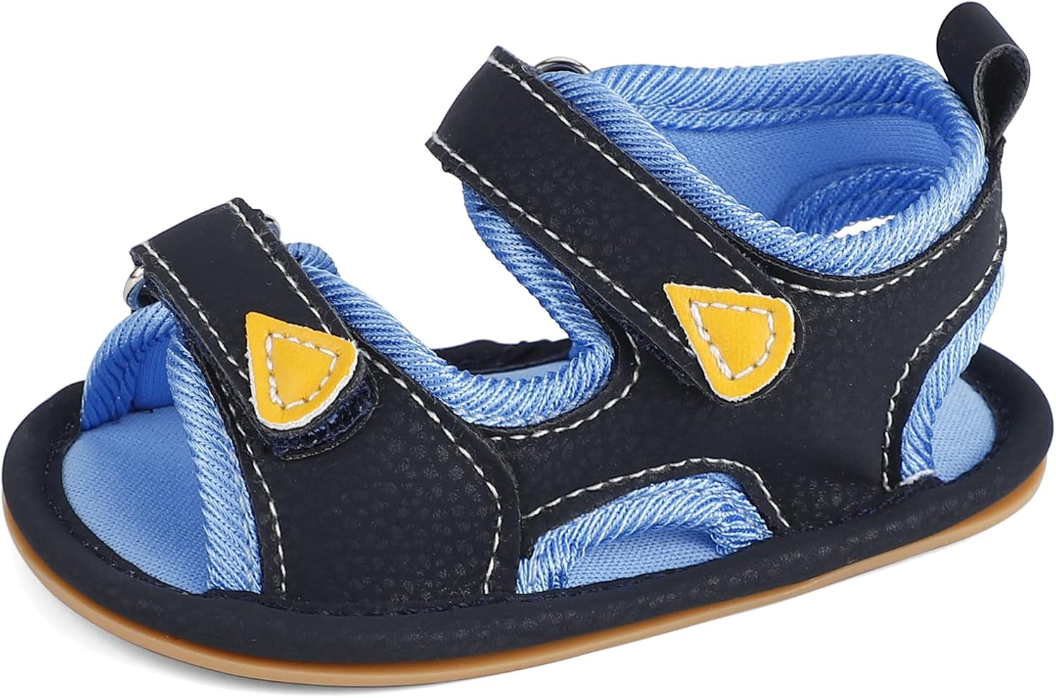 71t7M5RhztL._AC_SL1500_.jpg MK MATT KEELY Baby Boy Girl Sandals First Walking Leather Summer Shoes with Soft Rubber Sole for Newborn Infant Toddlers - Image 1