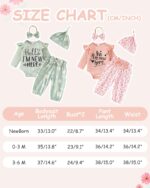 JiAmy Infant Baby Girls Outifts Newborn Daddy's Girl Ruffle Long Sleeve Tops Bodysuit and Bow Pants 2pcs Clothes Sets - Image 7