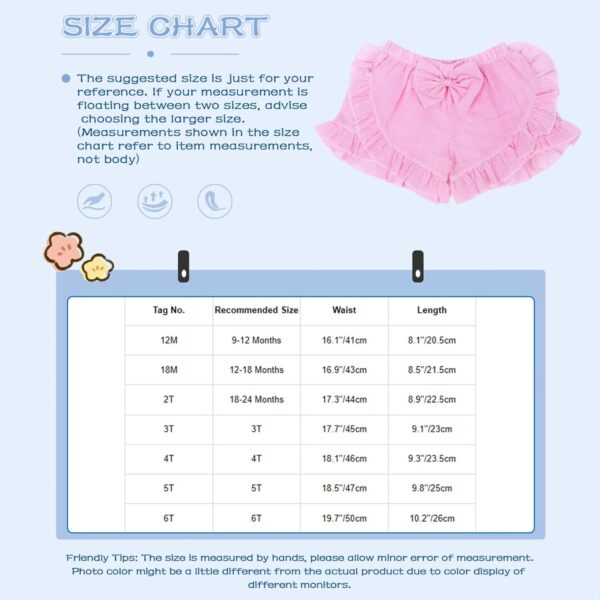 Agoky Baby Girls Bloomers Double Seersucker Ruffle Short Pants Summer Breathable Shorts Underpants - Image 4