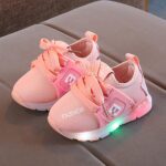 SRTUMEY Toddler Boys Shoes Cartoon Luminous Sport Sneaker Little Fashion Cute Soft Lighted Athletic Light Up Trainers for Girls Kids Infant Tennis Shoes - Image 2