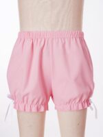 CHICTRY Kids Girls Dance Shorts Ruffle Bowknot Safety Shorts Pumpkin Bloomer Pettipant Undershort Knicker Panties Bottoms - Image 3