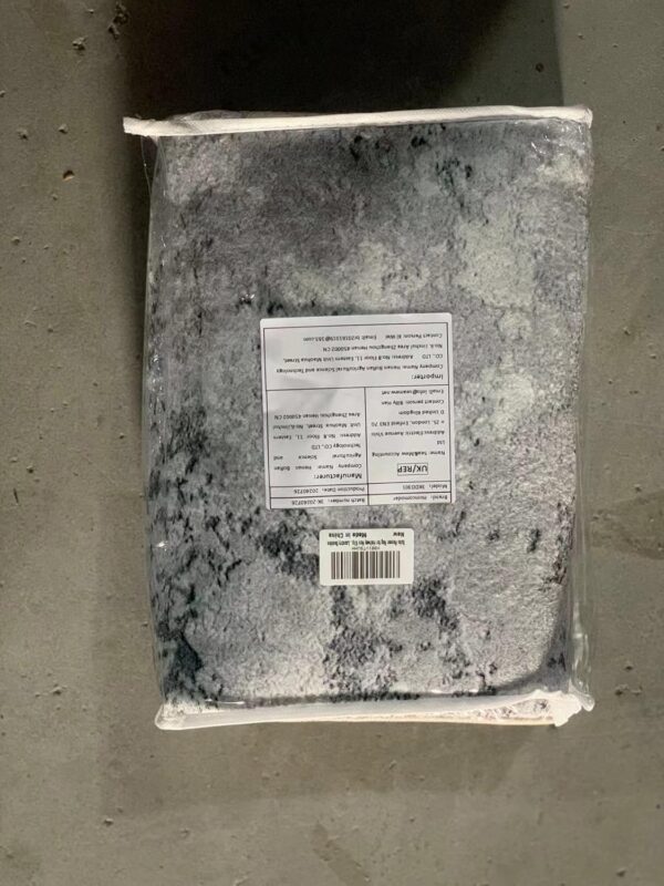 Homcomodar Abstract Runner Rug for Hallway 65x180cm Modern Kitchen Rug Washable Non Slip Floor Carpet Runner Faux Wool Carpet Grey for Bedroom Laundry Besides - Image 9