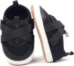 Toddler Slip On Shoes Baby Boy Girl Woven Loafers Mesh Sports Shoes Solid Color Baby Infant First Walking Shoes White Tennis Shoes for Girls Kids Kids White Tennis Shoes Boys - Image 7