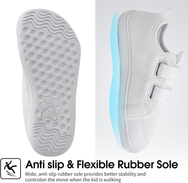Kids Wide Barefoot Shoes Boys Girls Minimalist School Walking Shoes Trail Running Shoes Walking Sneaker - Image 5
