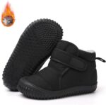 SRTUMEY Baby Girls Winter Snow Boots Kids Winter Boots Warm Fur Lined Walking Boots Anti Slip Ankle Boots School Boots Baby Boys Girls Snow Shoes Christmas Novelty Gifts - Image 5