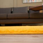THE RUGS Living Room Rug - Shaggy Soft And Elegant Carpets For The Bedrooms And Kitchen, Easy To Clean, Many Different Sizes (80x150 cm, Yellow) - Image 7