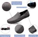 Rodawu Men's Loafers Leather Casual Shoes Moccasin Handmade Slip On Driving Shoes Business Shoes - Image 3