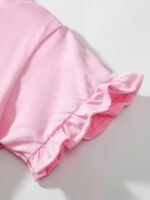 TCWWBB Toddler Girls Summer Short Outfits Clothes Set Kids Unicorn Bunny Animal Print Short Sleeve Cotton T-Shirt Dresses Tops and Shorts 2 Piece Crewneck Sleeveless Clothing Set Age 1-7 Years Old - Image 5