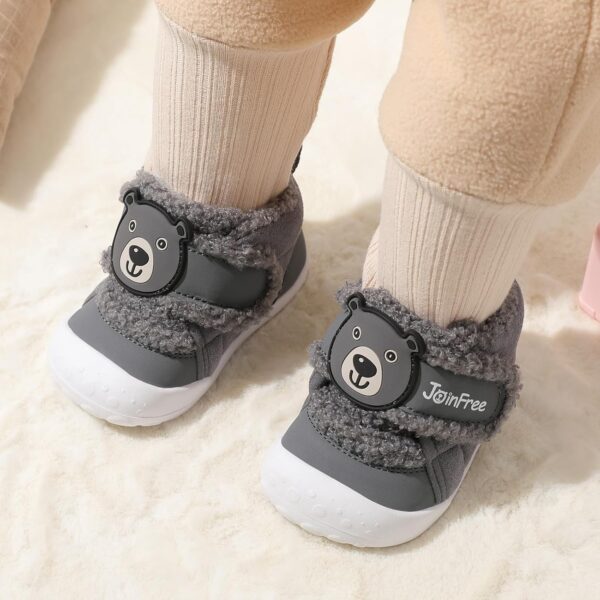 JOINFREE Baby Winter Boots Furry Baby Girls House Slippers Baby Boys Winter Booties Toddlers Cozy Shoes - Image 7
