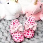 Morbido Newborn Baby Girls Boys Fleece Boots, Pink (2-Pink), 0-6 Months Infant - Image 5