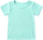 Oyolan Baby Girl Boy 2-Piece Shorts Set Short Sleeve T-Shirt Tops and Shorts Bloomers Summer Outfits - Image 2