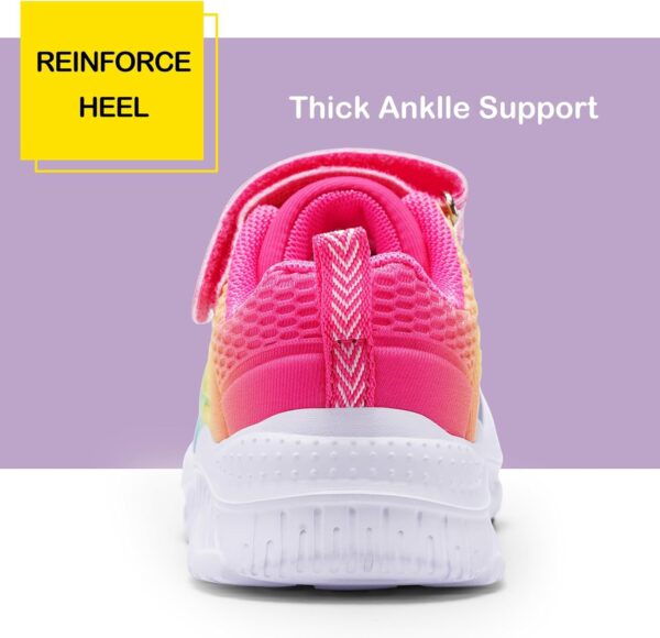 Girls Trainers Kids Athletic Shoes Toddlers Glitter Casual Lightweight Sneakers Sports Shoes Breathable Tennis Road Trail Running Shoes - Image 5