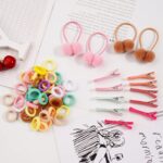 JOYOYO 3 Layer Toddler Girls Gift Box of Hair Accessories - Includes Baby Girl Hair Clips, Bows, DIY Alligator Clips, Headbands - Image 4