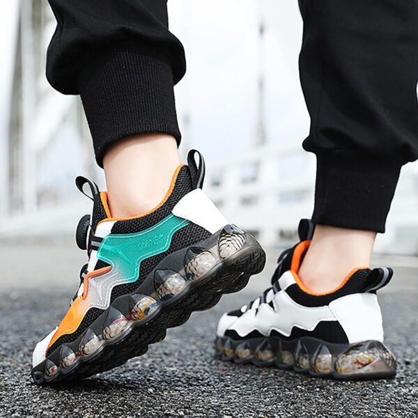 Kid's Glitter Fashion Sneakers - Kids Sports Athletic Shoes Toddler Little Kids Shoes Girls Printing Shoes School Pe Gym Sneakers Kids Sneakers Shoes Walking Shoes Little Kid/Big Kid - Image 2