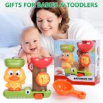 RILSO Bath Toys for 1 2 3 4 Year Old,Baby Bath Toys 6-12-18 Months,Toys for 1 2 3 4 Years Old Boys Girl Gifts,Baby Sensory Toys for 1 Year Old,Toddler Toys 2 3 Year Boys Girls,Baby Toys 6 to 12 Months - Image 7