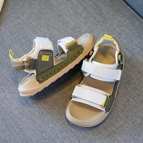 Kids Fashion Sandals Boys' Sandals Summer Open Toed ' Sports Sandals Soft Sole Mid Size Casual Shoes Suit Daily Wear - Image 4
