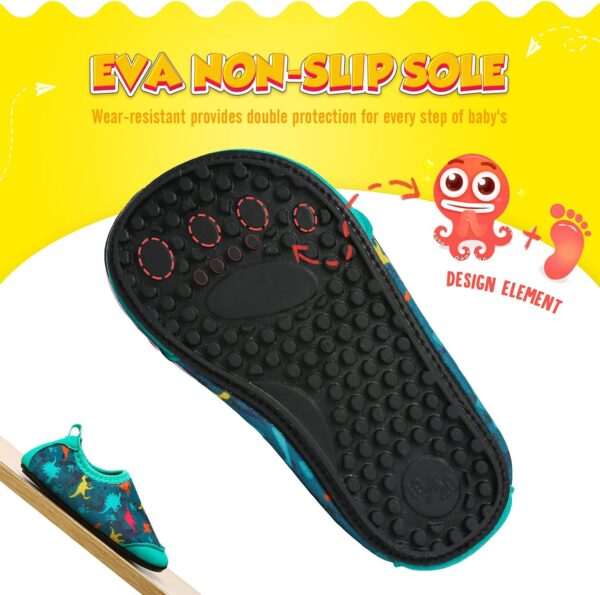 Baby Boys Girls Water Shoes Toddler Beach Shoes Barefoot Aqua Socks Non-Slip for Pool Beach - Image 5