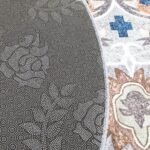 OUTGYM Kid Play Round Mat Kid Space Round Rug Child Bedroom Carpet with Animal Sealife Pattern Rug Child Gift Lightweight Non-slip Washable 120 X 120 Black - Image 3