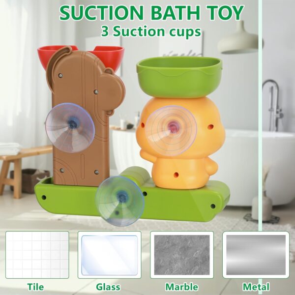 RILSO Bath Toys for 1 2 3 4 Year Old,Baby Bath Toys 6-12-18 Months,Toys for 1 2 3 4 Years Old Boys Girl Gifts,Baby Sensory Toys for 1 Year Old,Toddler Toys 2 3 Year Boys Girls,Baby Toys 6 to 12 Months - Image 6