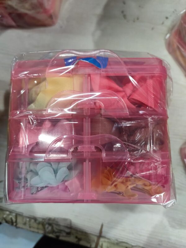 JOYOYO 3 Layer Toddler Girls Gift Box of Hair Accessories - Includes Baby Girl Hair Clips, Bows, DIY Alligator Clips, Headbands - Image 9