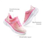 DREAM PAIRS Girls Running Tennis Shoes Sneakers for Kids Sport Athletic Shoes Thick Sole Casual Walking Shoes for Little/Big Kids - Image 2