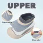 MK MATT KEELY Baby Boy Girl Shoes Toddlers Barefoot Trainers Baby Walking Sock Shoes with Anti Slip Rubber Sole - Image 3