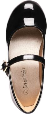 DREAM PAIRS Girls Mary Jane Low Heel Princess Flower Wedding Party Pump Dress Shoes - Image 5