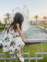 Derouetkia Toddler Baby Girls Summer Floral Dress Off Shoulder Skirt Chiffon Princess Dresses Suspender Sundress for Little Girls - Image 3