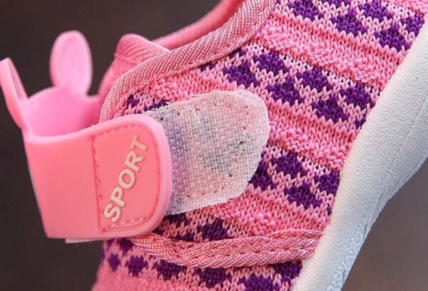 TYUSGH Baby Girls First Walking Shoes Toddler Children Kids Baby Cartoon Star Rabbit Ears Squeaky Single Shoes Sneaker Gifts for Girls - Image 8