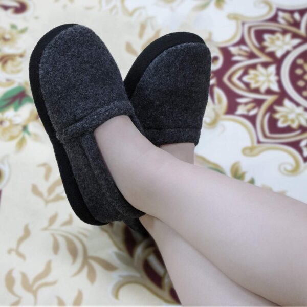 festooning Kids Boys Comfy Warm Indoor House Slippers Fleece Memory Foam Shoes - Image 2