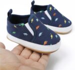 FGUUTYM Baby Shoes 6-12 Months Boys Christening Single Shoes Toddler Shoes Soft Sole Non-Slip First Walking Shoes Baby Shoes Girls Low Shoes Indoor Breathable Flat Shoes, blue, 1 - Image 2