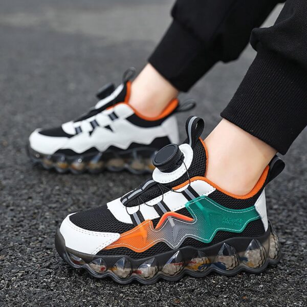 Kid's Glitter Fashion Sneakers - Kids Sports Athletic Shoes Toddler Little Kids Shoes Girls Printing Shoes School Pe Gym Sneakers Kids Sneakers Shoes Walking Shoes Little Kid/Big Kid - Image 3