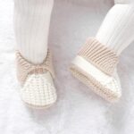 Neiwech Baby Booties Newborn Hand Knit Sock Shoes Soft Cozy First Walkers for Infant Boys Girls - Image 3