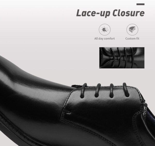 Bruno Marc Men's Lace Up Formal Dress Shoes Leather Shoes, Brogues Derby in Business, Casual, Work - Image 3