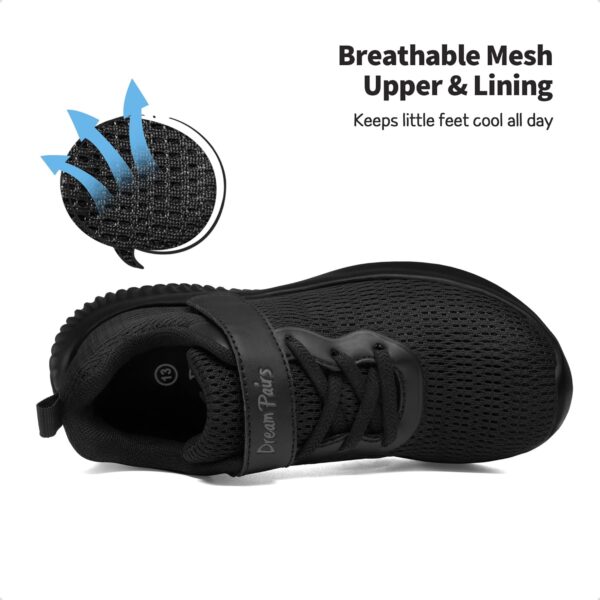 DREAM PAIRS Boys Girls Breathable Tennis Running Shoes Athletic Sport Sneakers - Image 3