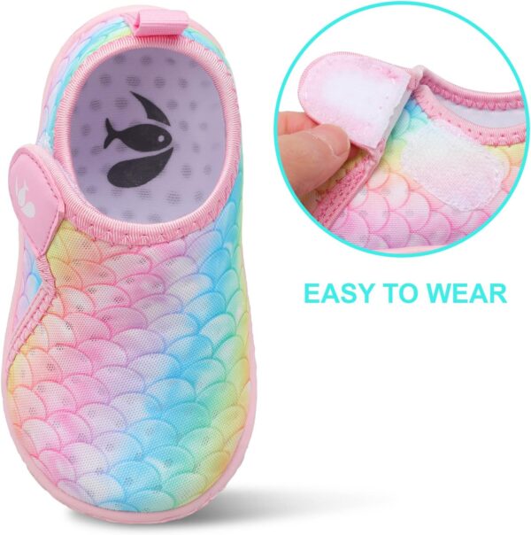 JIASUQI Boys Girls Water Shoes Toddler Quick Dry Aqua Socks Breathable Barefoot Shoes for Beach Swimming Pool - Image 5
