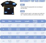 Maternity Tops Tshirt Side Split with Zipper Short Sleeves Maternity Wear Clothes Pregnancy Top for Women - Image 4