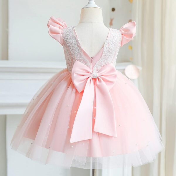 TTYAOVO Baby Girl Dress Toddler Flower Party Princess Dress - Image 4