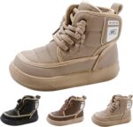 Size 5 Shoes Boys Boys And Girls Spring And Autumn Winter Fashion Thick Baby Cotton Boots Children's Two Padded Warm Children's Shoes Trendy Comfortable Cotton Shoes Boots Boy Boot T 11 - Image 2