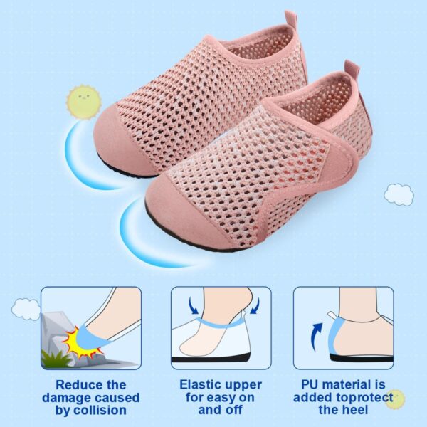 Kids Beach Swim Shoes Water Sport Shoes Barefoot Skin Boys Girls Baby Non-Slip Quick Dry Barefoot Aqua Socks Pool Surfing Garden - Image 2