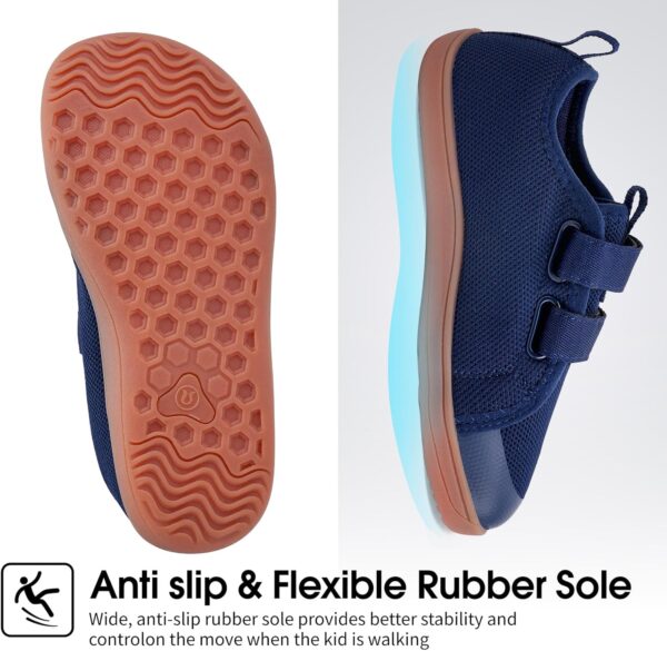 Kids Wide Barefoot Shoes Boys Girls Minimalist School Walking Shoes Trail Running Shoes Walking Sneaker - Image 5