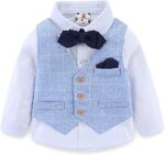 famuka Baby Boys Gentleman Suits Kids Tuxedo Clothing Set - Image 2